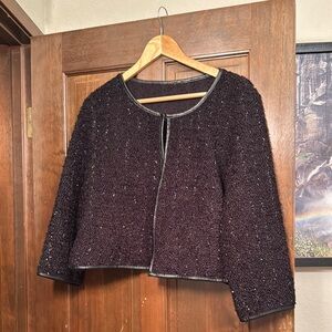 Black Sequin cardigan